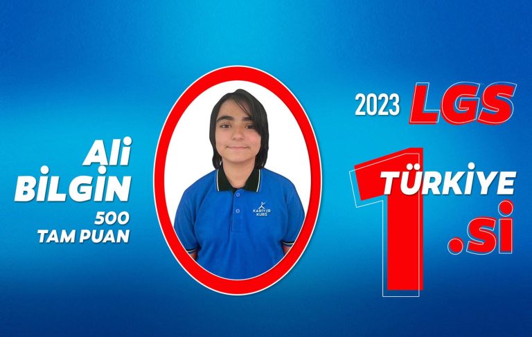 Kariyer Kurs’tan 2023 LGS Türkiye 1.si; Ali Bilgin